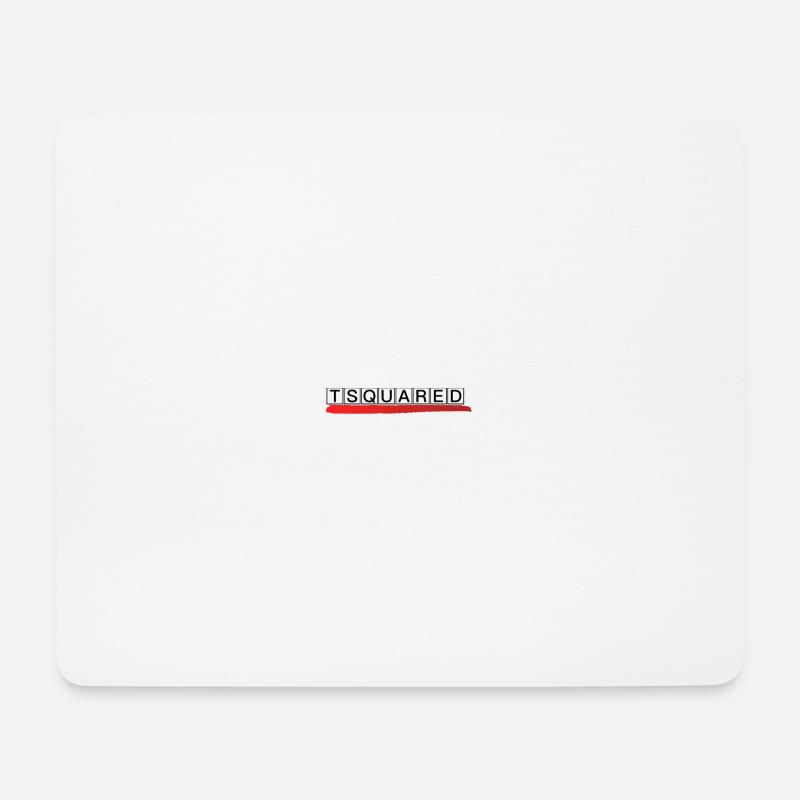 TSQUARED - Mousepad (Querformat) - Weiß