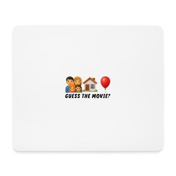 Illustration de la vie de famille et du sentiment d’être chez soi - Tapis de souris (format paysage) - blanc - Devant