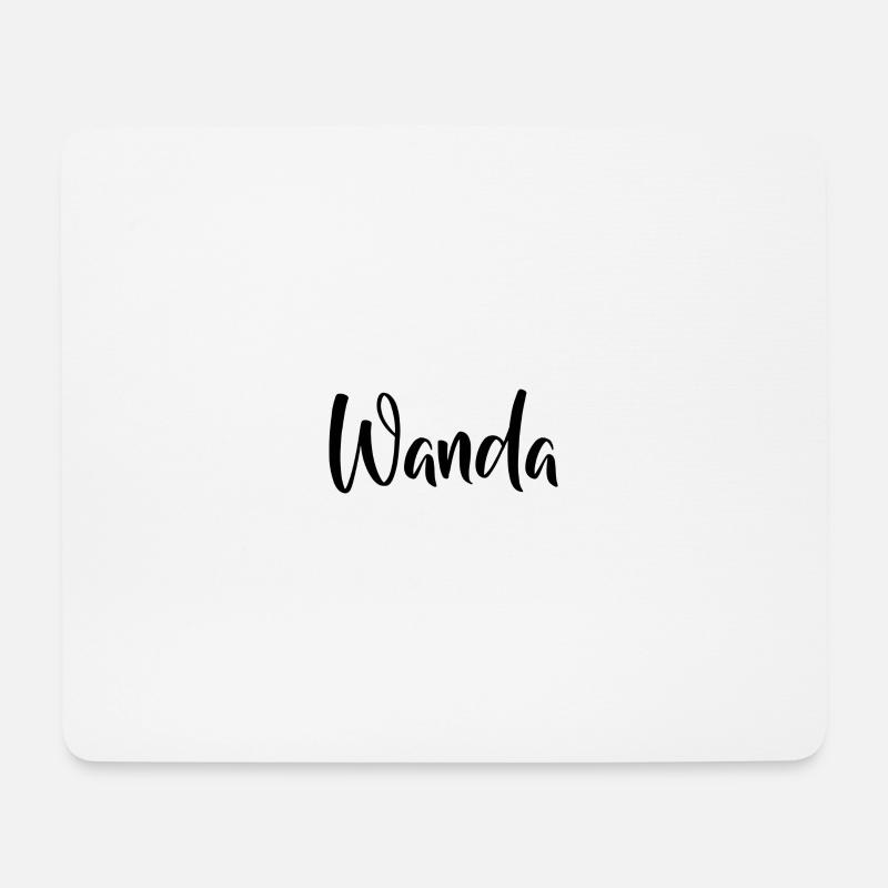 Name - Wanda - Mousepad (Querformat) - Weiß