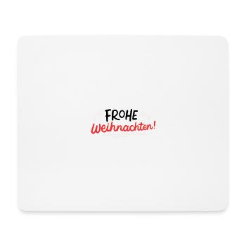 Frohe Weihnachten christmas xmas - Mousepad (Querformat) - Weiß - Vorne