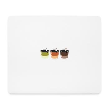 Bubble Tea- Getränk- Logo-Design - Mousepad (Querformat) - Weiß - Vorne