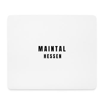 Maintal Hesse - Tapis de souris (format paysage) - blanc - Devant