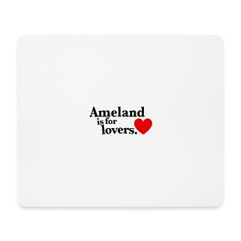 Amoureux d’Ameland - Classique II - Tapis de souris (format paysage) - blanc - Devant