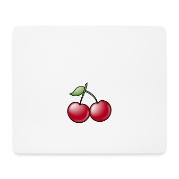 Cherries - Mouse Pad (horizontal) - white - Front