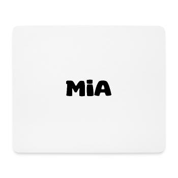 Name - Mia - Mouse Pad (horizontal) - white - Front