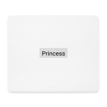 Princesse - Tapis de souris (format paysage) - blanc - Devant