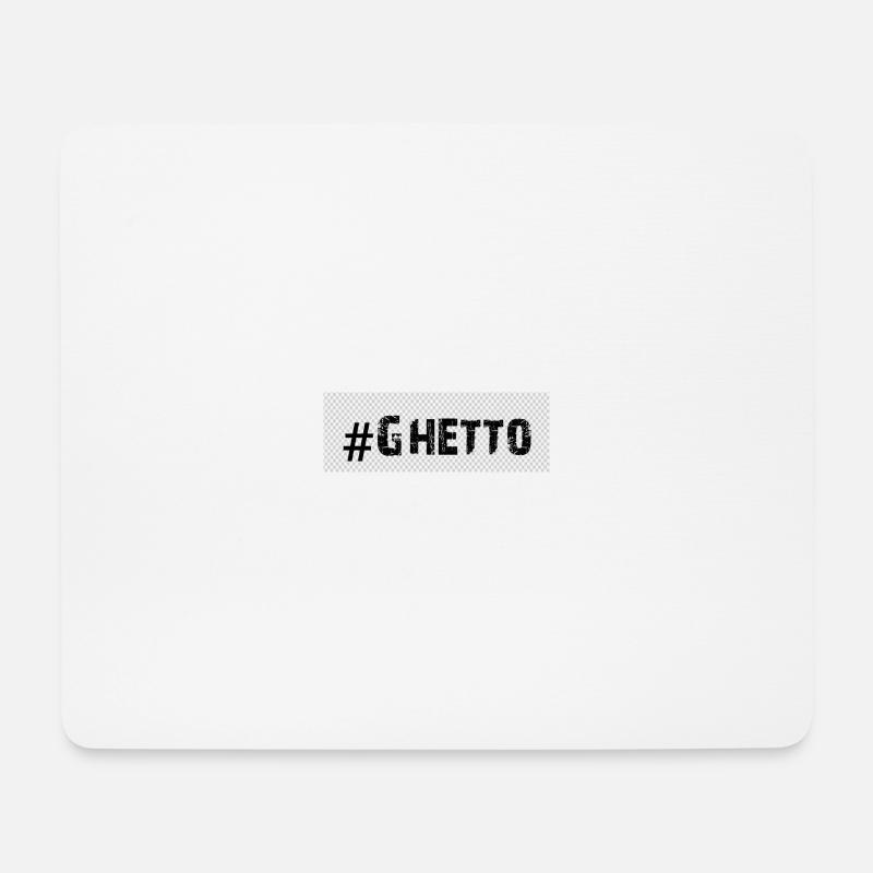 Ghetto - Mouse Pad (horizontal) - white