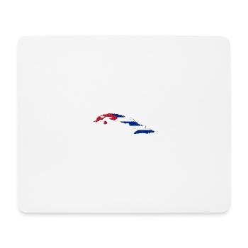 CUBA - Tapis de souris (format paysage) - blanc - Devant