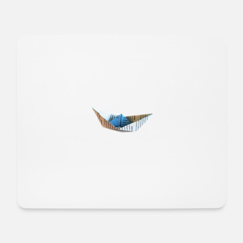 Schiffchen - Mousepad (Querformat) - Weiß