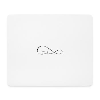 Beste Freunde für immer - Mousepad (Querformat) - Weiß - Vorne