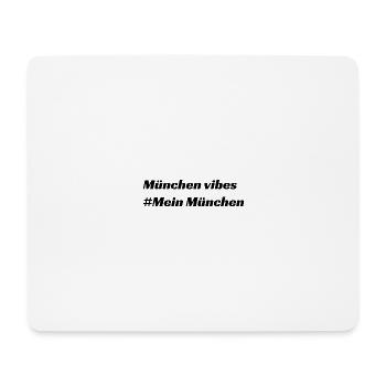München - Mousepad (Querformat) - Weiß - Vorne