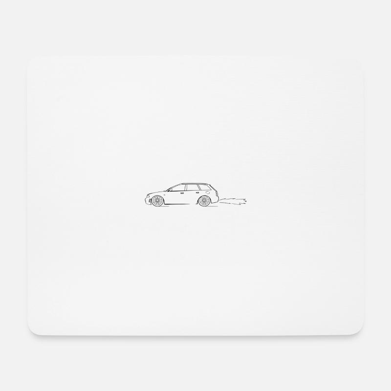 RS4 B5 - Was is'n das für'n Kombi??! - Mousepad (Querformat) - Weiß