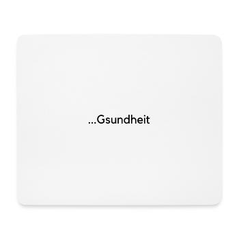 gsundheit - Mousepad (Querformat) - Weiß - Vorne