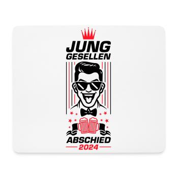 Junggesellen Abschied 2024 - Mousepad (Querformat) - Weiß - Vorne