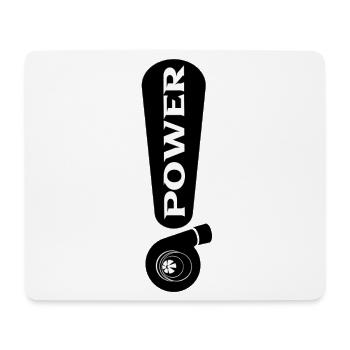Turbo - Tapis de souris (format paysage) - blanc - Devant