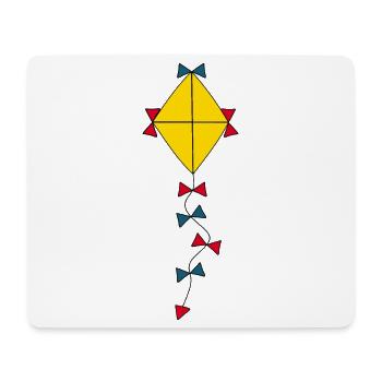 Drachen bunt Herbst - Mousepad (Querformat) - Weiß - Vorne