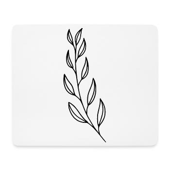 Branch - Mouse Pad (horizontal) - white - Front