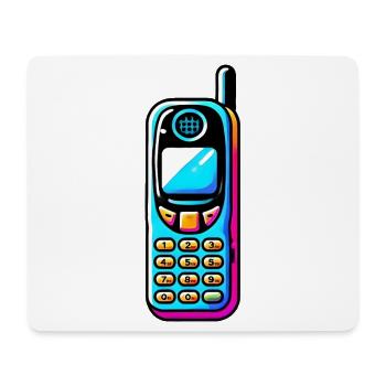 90s Phones - We Had Snake, No Apps - Mouse Pad (horizontal) - white - Front