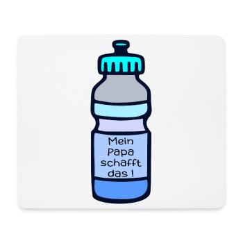 Sport Motivation Papa - Mousepad (Querformat) - Weiß - Vorne