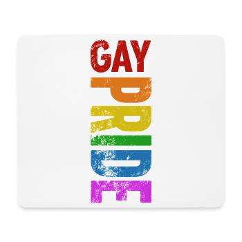 GAY Pride | LGBT | Love instead of hate - Mouse Pad (horizontal) - white - Front