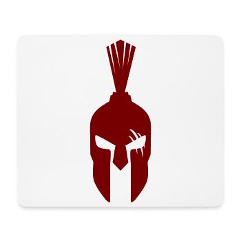 Spartanischer Kriegerhelm - Mousepad (Querformat) - Weiß - Vorne