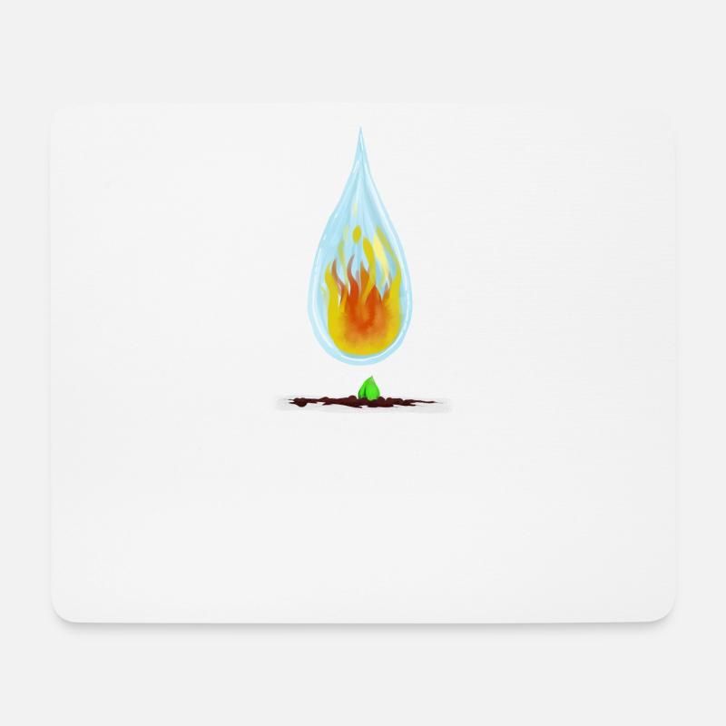 Elemente - Mousepad (Querformat) - Weiß