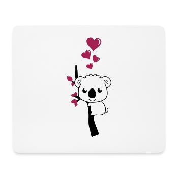 sweet koala 002 - Mouse Pad (horizontal) - white - Front