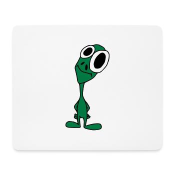 Mr. Alien - Mousepad (Querformat) - Weiß - Vorne