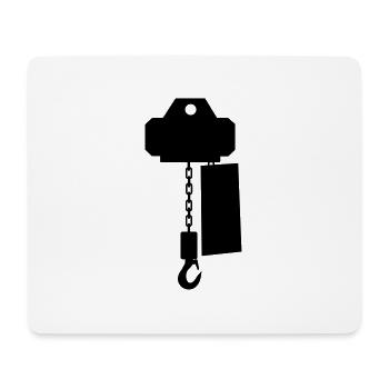 motor_upside_down - Mousepad (Querformat) - Weiß - Vorne