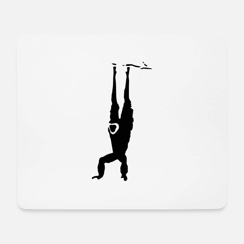 Gibbon - Mousepad (Querformat) - Weiß