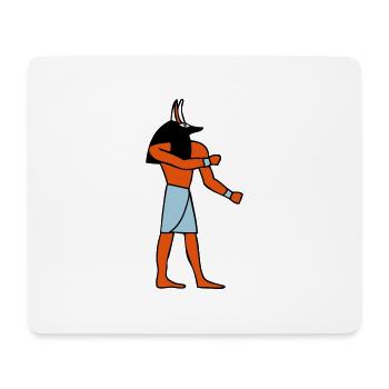 pharahon anubis - Mousepad (Querformat) - Weiß - Vorne