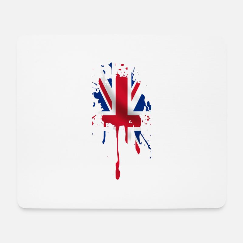 union jack - Mousepad (Querformat) - Weiß
