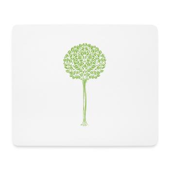 Idée de cadeau de végétarien végétarien - Tapis de souris (format paysage) - blanc - Devant