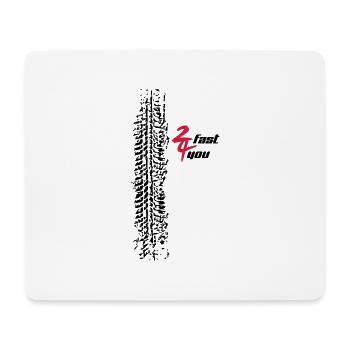 pneu - 2fast4you - Tapis de souris (format paysage) - blanc - Devant