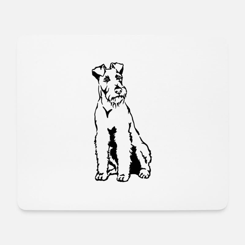 Irish Terrier - Mouse Pad (horizontal) - white