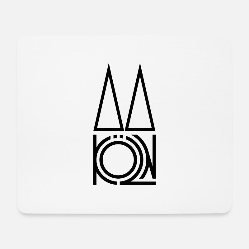 Koeln DOM Logo - Mousepad (Querformat) - Weiß