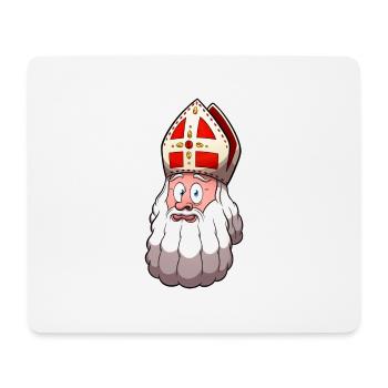 Saint Nicholas Face - Mouse Pad (horizontal) - white - Front