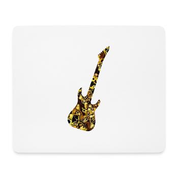 GialloInBolle Gitarre - Mousepad (Querformat) - Weiß - Vorne