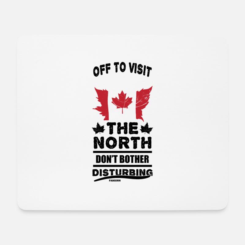 Canada - Mousepad (Querformat) - Weiß