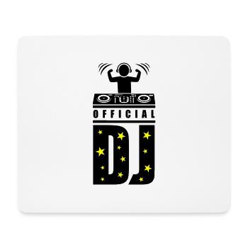 DJ Turntables Disc Jockey Party - Mousepad (Querformat) - Weiß - Vorne