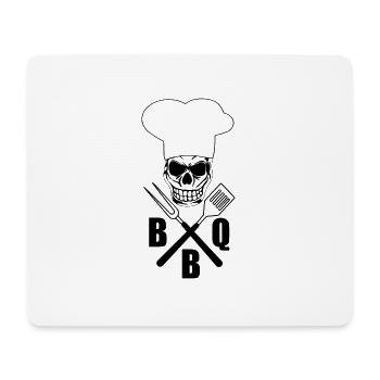 BBQ - Mousepad (Querformat) - Weiß - Vorne