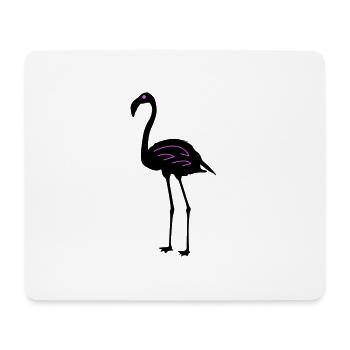 Flamingo Symbol - Mouse Pad (horizontal) - white - Front