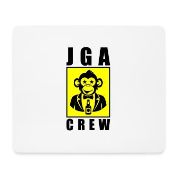 JGA Crew Junggesellenabschied Affe - Mousepad (Querformat) - Weiß - Vorne