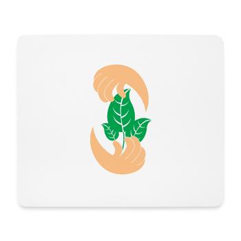 Nature - Tapis de souris (format paysage) - blanc - Devant