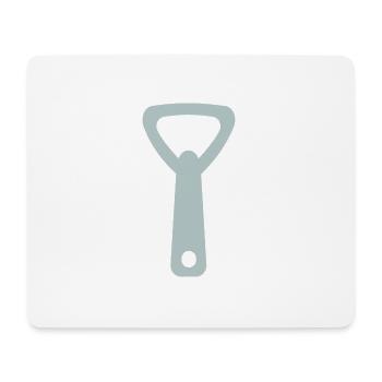 bottle opener - Mouse Pad (horizontal) - white - Front