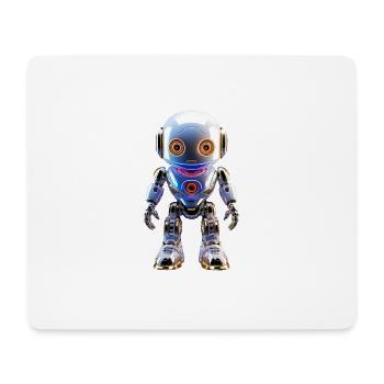 Robots for the individual LooK - Mouse Pad (horizontal) - white - Front