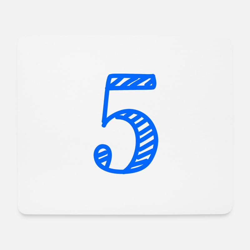 5 JAHRE. 5-jähriges JUBILÄUM. GEBURTSTAG 5 JAHRE. 5 - Mousepad (Querformat) - Weiß