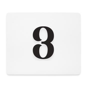 3 - Tapis de souris (format paysage) - blanc - Devant