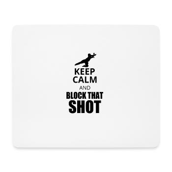 Floorball - Mousepad (Querformat) - Weiß - Vorne
