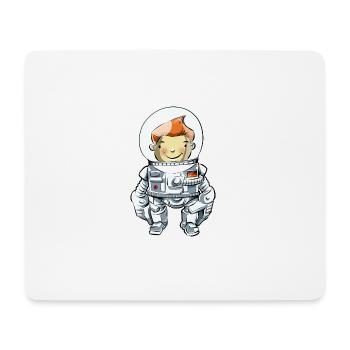 Junger Astronaut - Mousepad (Querformat) - Weiß - Vorne